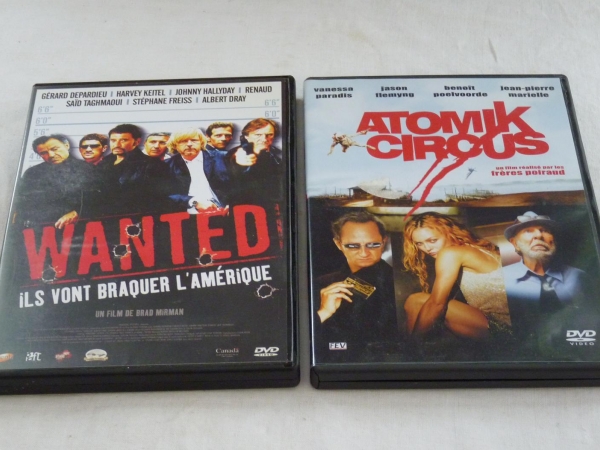 Deux DVD « Wanted » et « Atomik Circus »-photo1
